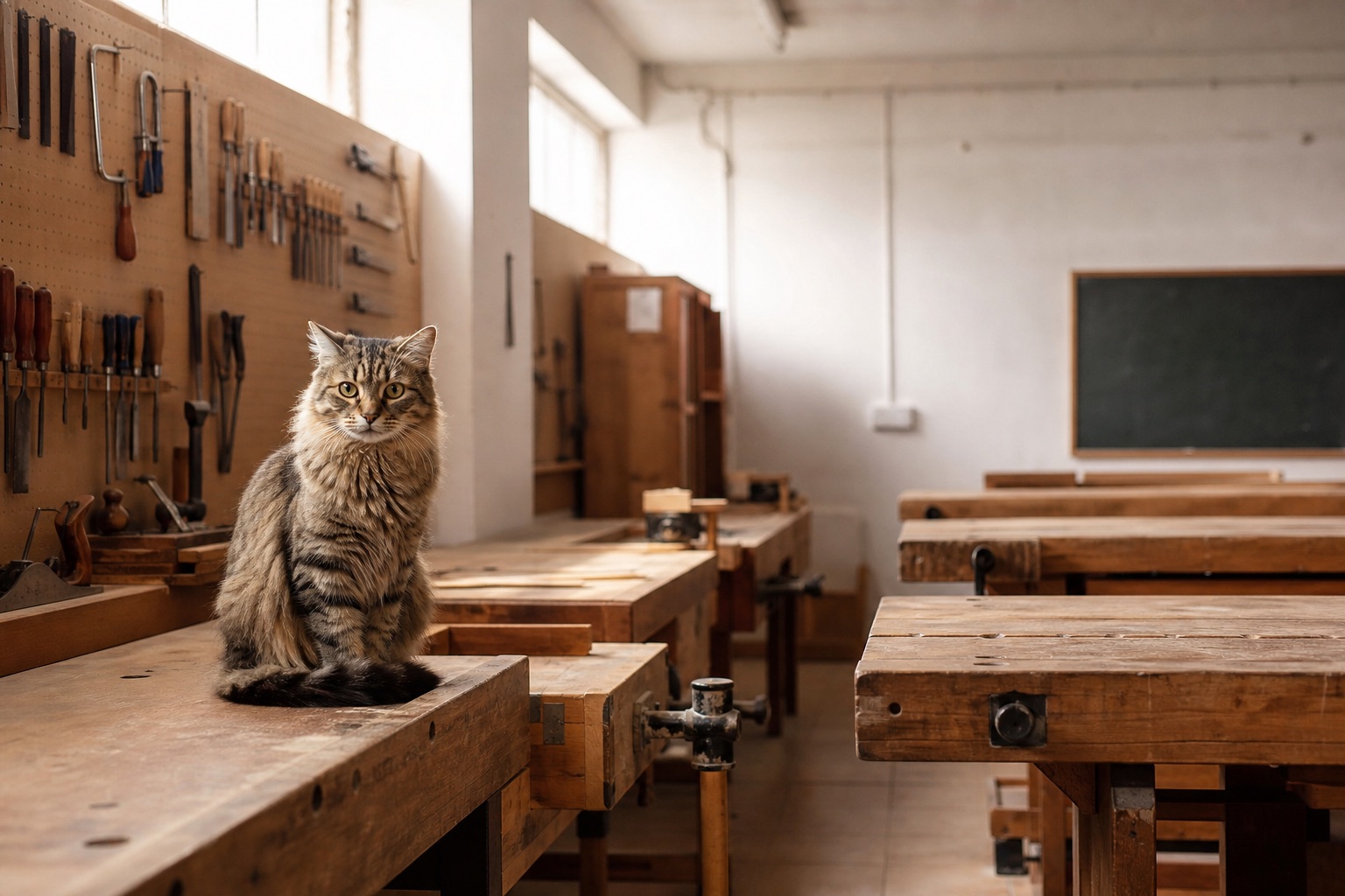 Ambiente di un laboratorio didattico in un centro di formazione professionale